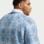Nike Tartan Men's Loose Golf Cardigan