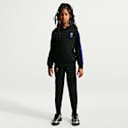 Inter Milan City Side Nike Football Fleece Genç Çocuk Kapüşonlu Üstü