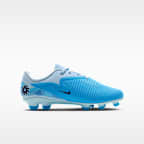 Nike Jr. Phantom 6 Low Club "Erling Haaland" Fußballschuh für verschiedene Böden (jüngere Kinder)