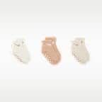 Nike Baby Swoosh Ankle Gripper Socks (3-Pairs)