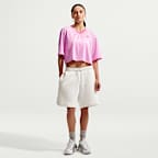 Nike Sportswear Women's Oversized Heritage Cropped Mesh Jersey