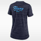 Tennessee Titans Rivalries Collection Sideline Velocity Women's Nike Dri-FIT NFL T-Shirt