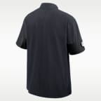 Houston Texans Sideline Coach Men's Nike NFL 1/2-Zip Short-Sleeve Jacket