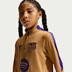 F.C. Barcelona Strike Away Older Kids' Kobe Dri-FIT Football Knit Drill Top