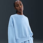 Sudadera sin cierre de cuello redondo extra oversized para mujer Nike Sportswear Phoenix Fleece