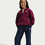 Pants holgados para niños talla grande Nike Sportswear Club Fleece
