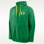 Chamarra universitaria Nike con gorro de medio cierre para hombre Oregon Sideline Anorak
