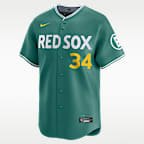 Jersey Nike Dri-FIT ADV de la MLB Limited para hombre David Ortiz Boston Red Sox City Connect