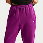 Nike Studio Fleece Medium Weight Women's High-Rise Oversized Cuffed Trousers