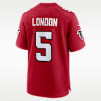 Drake London Atlanta Falcons Men's Nike NFL Game Jersey