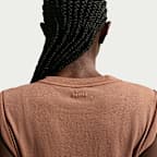 Canotta corta con incrocio sul davanti NikeSKIMS Performance Cotton Blend – Donna