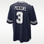 Jersey Nike de la NFL Game para hombre George Pickens Dallas Cowboys