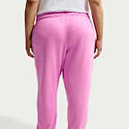 Pants de entrenamiento oversized de tiro medio para mujer Nike Sportswear Club Fleece (talla grande)