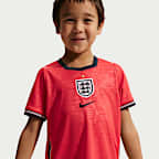 Kit de 3 piezas de fútbol Nike Replica para niños talla pequeña England local 2026 Stadium