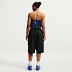 Playera de tubo de tela de punto a rayas de ajuste slim para mujer Nike Sportswear