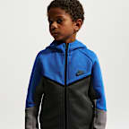 Conjunto de 2 piezas de sudadera de cierre completo Tech Fleece para niños talla pequeña Nike Sportswear