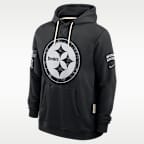 Sudadera con gorro sin cierre Nike Dri-FIT de la NFL para hombre Pittsburgh Steelers Salute to Service Sideline