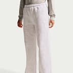 Pantalon à ourlet ouvert Nike Sportswear Studio Fleece pour fille
