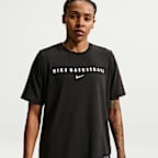 Nike Women's Dri-FIT Short-Sleeve Warm-Up Basketball Top