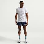 Calções de running forrados com slips de 13 cm Dri-FIT Nike Stride para homem