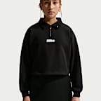 Nike Sportswear Studio Fleece Older Kids' (Girls') Quarter-Zip Top