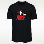 Playera de futbol con logotipo para hombre Nike