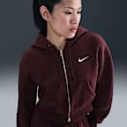 Nike Sportswear Phoenix Fleece Women's Loose Full-Zip Cropped Hoodie