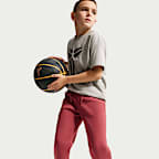 Pants de básquetbol de tejido Fleece Dri-FIT para niños talla grande Kobe