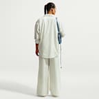 Nike Sportswear Chill Poplin Women's Oversized Woven Long-Sleeve Striped Top