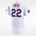 Jersey Nike de la MLB Authentic para hombre Juan Soto New York Mets