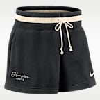 Shorts de tiro medio de 10 cm para mujer Nike Phoenix Fleece College (Hampton University)