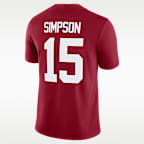 Ty Simpson Alabama Men’s Nike Dri-FIT College Game Jersey