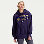 Sudadera con gorro sin cierre Nike de la NFL oversized para mujer Minnesota Vikings Rivalries Collection Phoenix