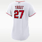 MLB Los Angeles Angels (Mike Trout) Women's Replica Baseball Jersey