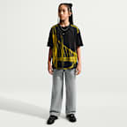 Playera de manga corta para niños talla grande Golden State Warriors Nike Edge 26