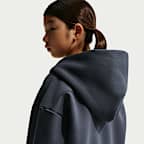 Nike Standard Issue Big Kids' Therma-FIT Brushed Fleece Full-Zip Hoodie