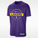 Los Angeles Lakers Authentics Men's Nike Dri-FIT NBA Practice T-Shirt