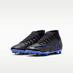 Nike Jr. Mercurial Superfly 9 Club Little/Big Kids' Multi-Ground High-Top Soccer Cleats