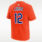 Francisco Lindor New York Mets Big Kid's Nike MLB T-Shirt