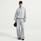 Nike Studio Fleece mellomtykk oversized hettegenser til dame
