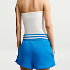 Shorts de tiro alto de 4" para mujer Nike Sportswear Phoenix Fleece