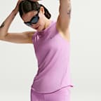 Nike Swift Women's High-Waisted 4" Tight Running Shorts with Pockets