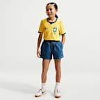 Brazil 2026/27 Match Home Older Kids' Nike Aero-FIT Football Authentic Jersey