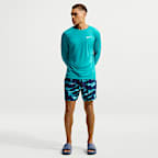 Playera de manga larga Dri-FIT UV para hombre Nike Swim Hydroguard Essential