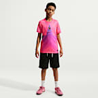 FFF 2026 Stadium Goalkeeper Older Kids' Nike Dri-FIT Soccer Replica Short-Sleeve Shirt