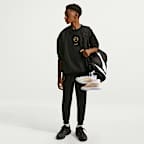 Kylian Mbappé Club Fleece Older Kids' Nike Football Oversized Crew Neck