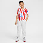 Atlético Madrid 2025/26 Stadium Home Older Kids' Nike Dri-FIT Football Replica Shirt