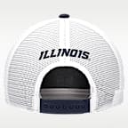 Illinois Sideline Rope Men's Nike College Trucker Adjustable Hat