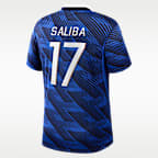 Jersey de fútbol Nike Dri-FIT para hombre William Saliba France National Team 2026 Stadium Home