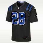Jersey Nike de la NFL Game para niños de talla grande Jonathan Taylor Indianapolis Colts Rivalries Collection